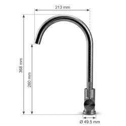 pure-sink-elite-steel-stream-kitchen-faucet-stainless-steel